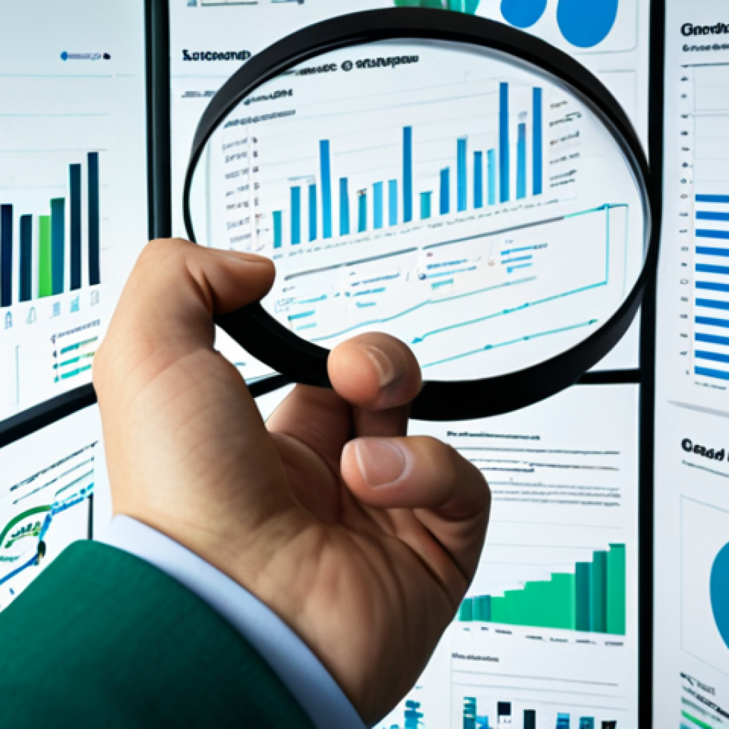 **

A business analyst surrounded by interconnected nodes representing data points, with lines extending to charts and graphs illustrating trends and insights. The analyst is holding a magnifying glass, symbolizing the process of extracting meaning from complex data. The color palette is modern and clean, with blues and greens dominating. The overall feel is one of discovery and problem-solving. Consider a slightly abstract, almost infographic-like style.

**