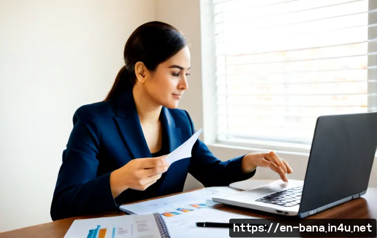 비즈니스 애널리스트 이직 준비 과정 - Photorealistic business analyst career transition preparation, confident mid-career professional sea...
