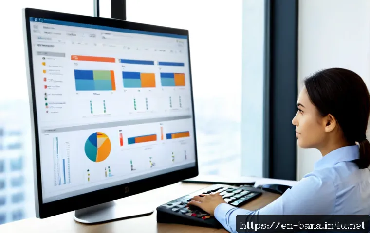 비즈니스 애널리스트 직무 개선 - Photorealistic business analyst improving a workflow at a clean modern office desk, diverse professi...